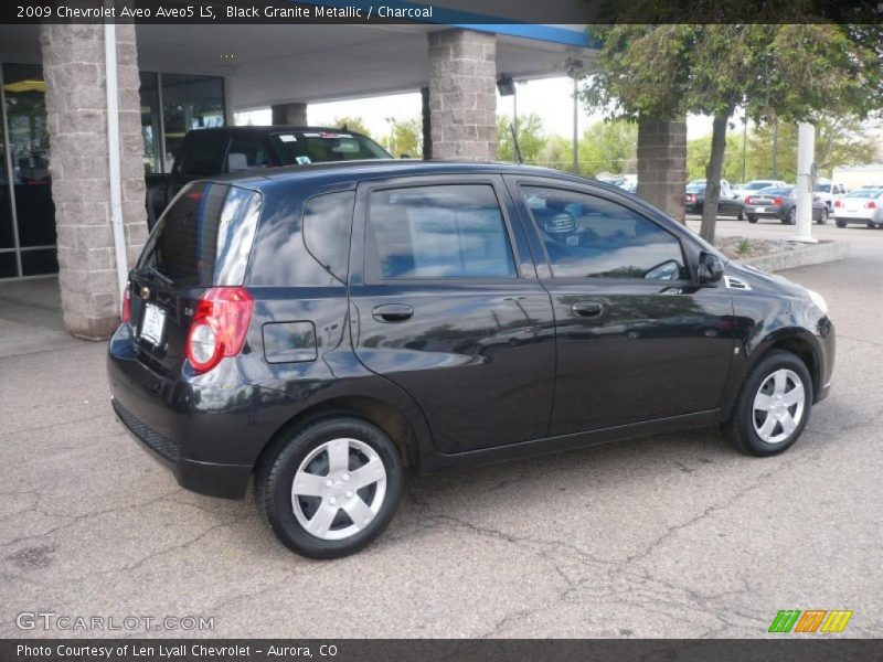 Black Granite Metallic / Charcoal 2009 Chevrolet Aveo Aveo5 LS