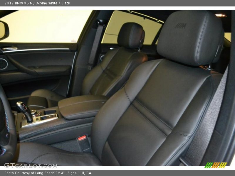  2012 X6 M  Black Interior