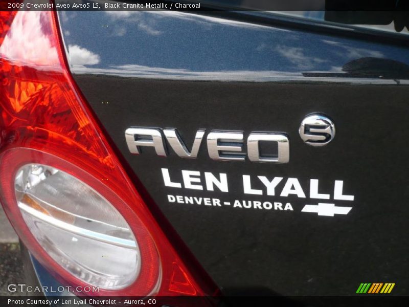 Black Granite Metallic / Charcoal 2009 Chevrolet Aveo Aveo5 LS