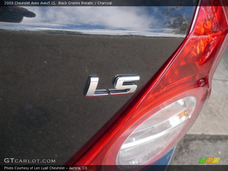 Black Granite Metallic / Charcoal 2009 Chevrolet Aveo Aveo5 LS