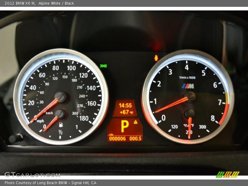  2012 X6 M   Gauges