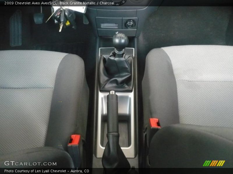 Black Granite Metallic / Charcoal 2009 Chevrolet Aveo Aveo5 LS