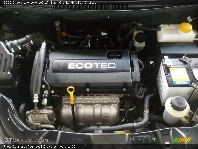 Black Granite Metallic / Charcoal 2009 Chevrolet Aveo Aveo5 LS