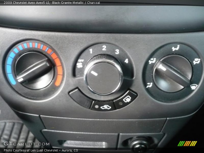 Black Granite Metallic / Charcoal 2009 Chevrolet Aveo Aveo5 LS