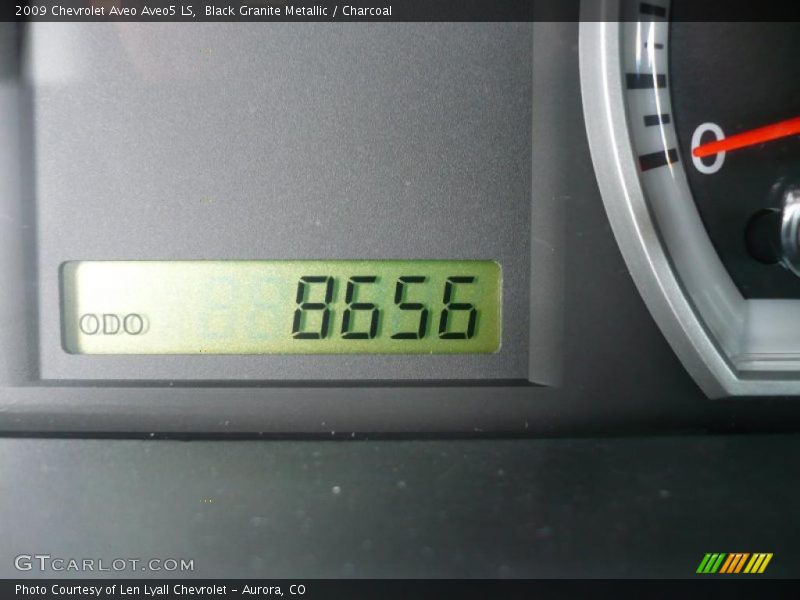 Black Granite Metallic / Charcoal 2009 Chevrolet Aveo Aveo5 LS