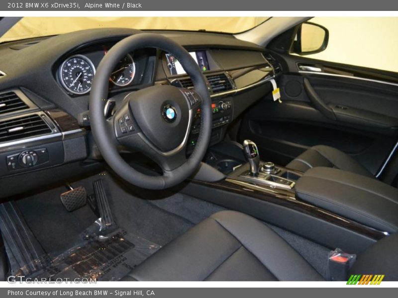 Black Interior - 2012 X6 xDrive35i 