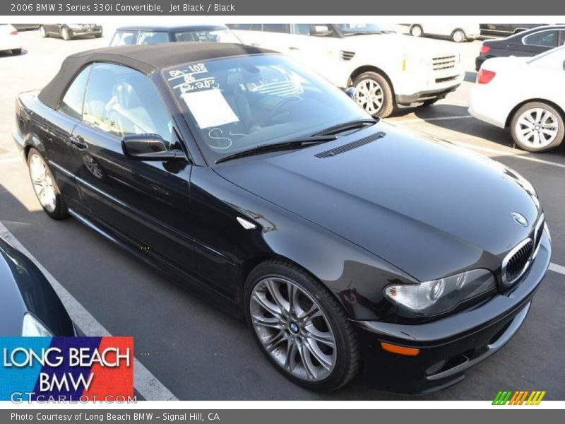 Jet Black / Black 2006 BMW 3 Series 330i Convertible