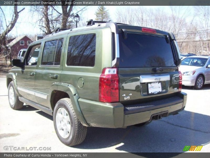 Jeep Green Metallic / Dark Khaki/Light Graystone 2007 Jeep Commander Overland 4x4