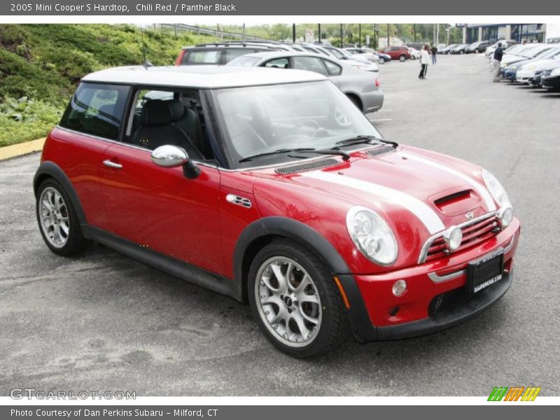 Chili Red / Panther Black 2005 Mini Cooper S Hardtop