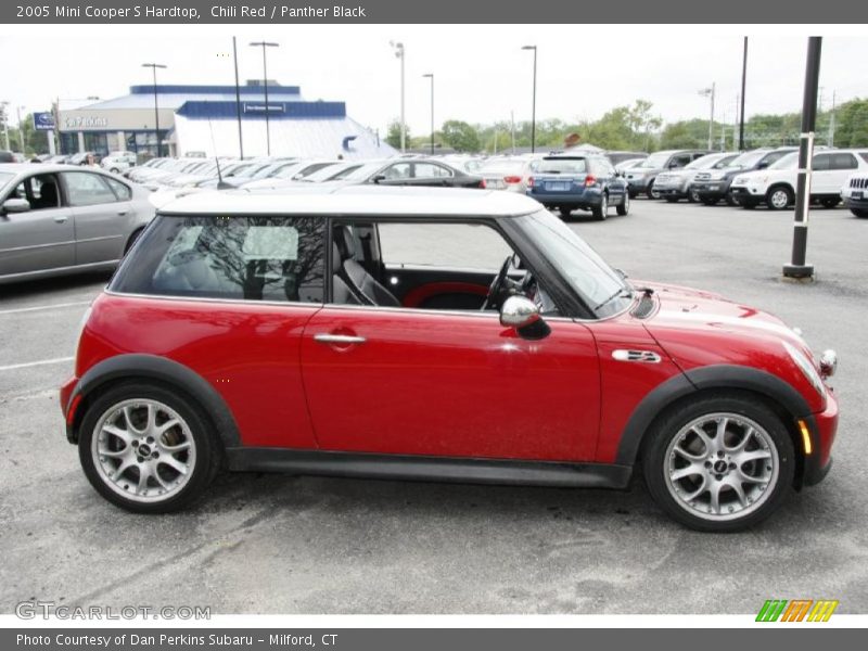 Chili Red / Panther Black 2005 Mini Cooper S Hardtop