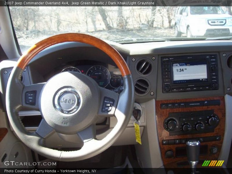 Jeep Green Metallic / Dark Khaki/Light Graystone 2007 Jeep Commander Overland 4x4