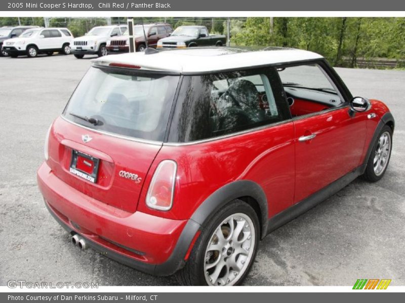 Chili Red / Panther Black 2005 Mini Cooper S Hardtop