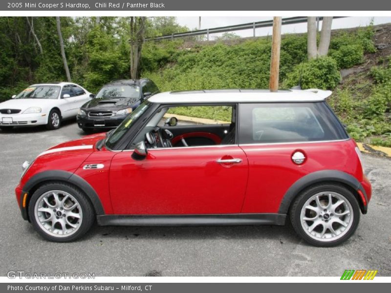 Chili Red / Panther Black 2005 Mini Cooper S Hardtop