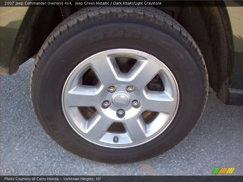 Jeep Green Metallic / Dark Khaki/Light Graystone 2007 Jeep Commander Overland 4x4