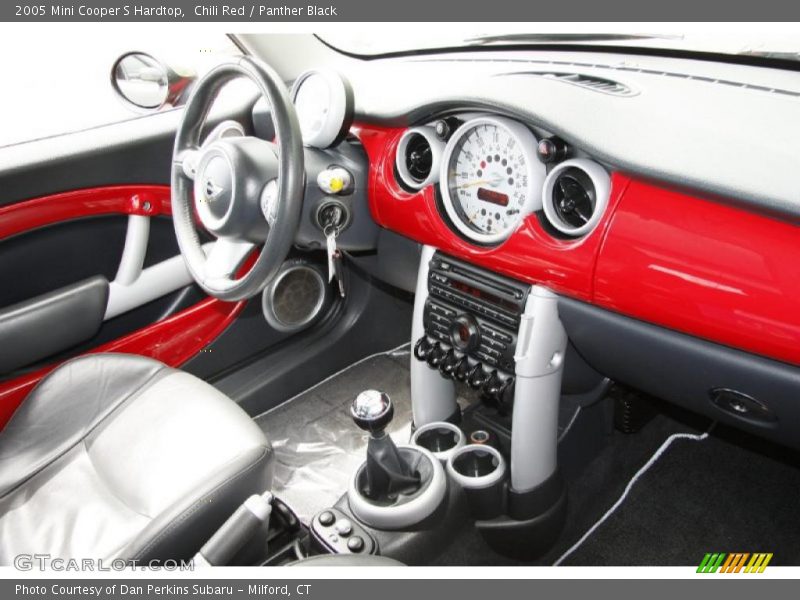 Chili Red / Panther Black 2005 Mini Cooper S Hardtop