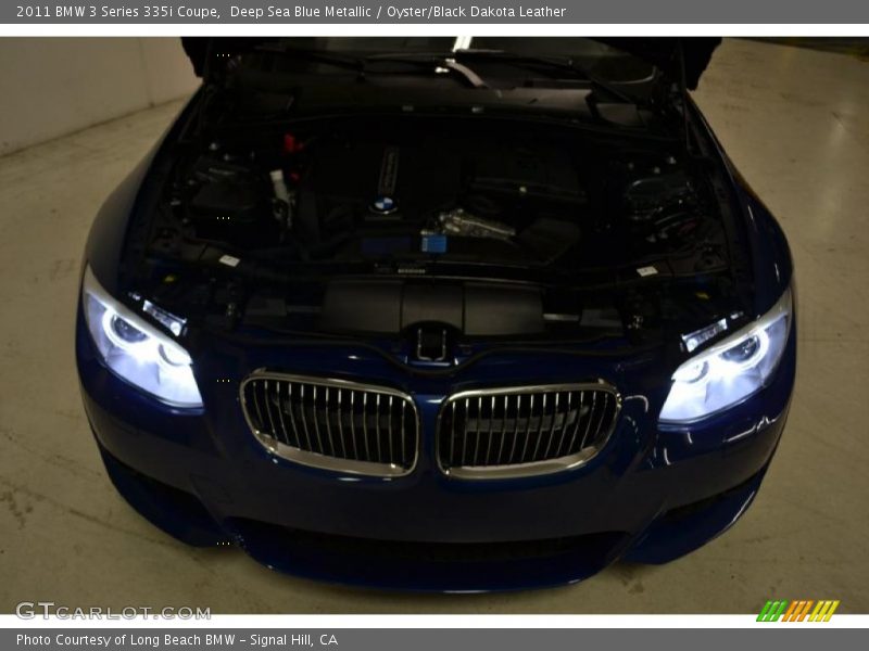 Deep Sea Blue Metallic / Oyster/Black Dakota Leather 2011 BMW 3 Series 335i Coupe