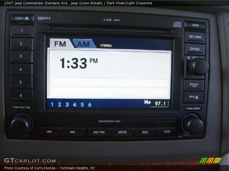 Jeep Green Metallic / Dark Khaki/Light Graystone 2007 Jeep Commander Overland 4x4