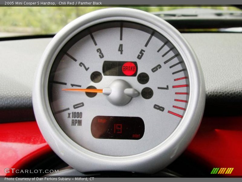 Chili Red / Panther Black 2005 Mini Cooper S Hardtop