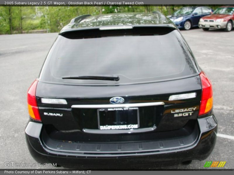 Obsidian Black Pearl / Charcoal Tweed Cloth 2005 Subaru Legacy 2.5 GT Wagon