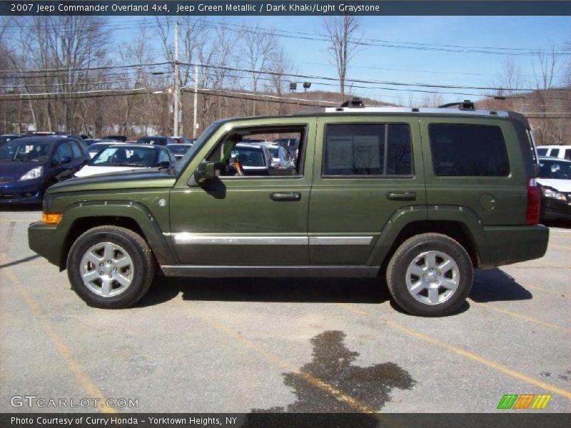 Jeep Green Metallic / Dark Khaki/Light Graystone 2007 Jeep Commander Overland 4x4
