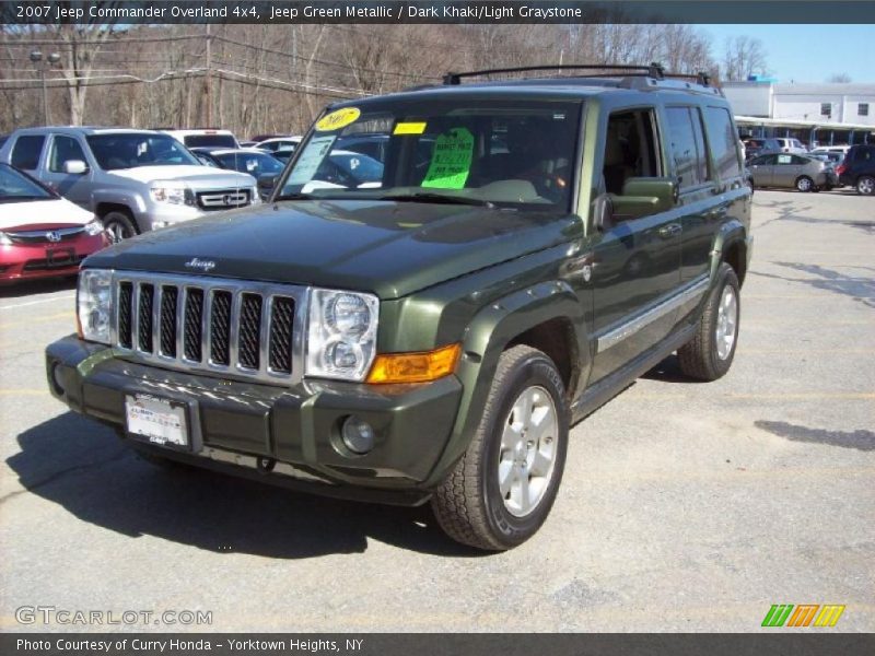 Jeep Green Metallic / Dark Khaki/Light Graystone 2007 Jeep Commander Overland 4x4