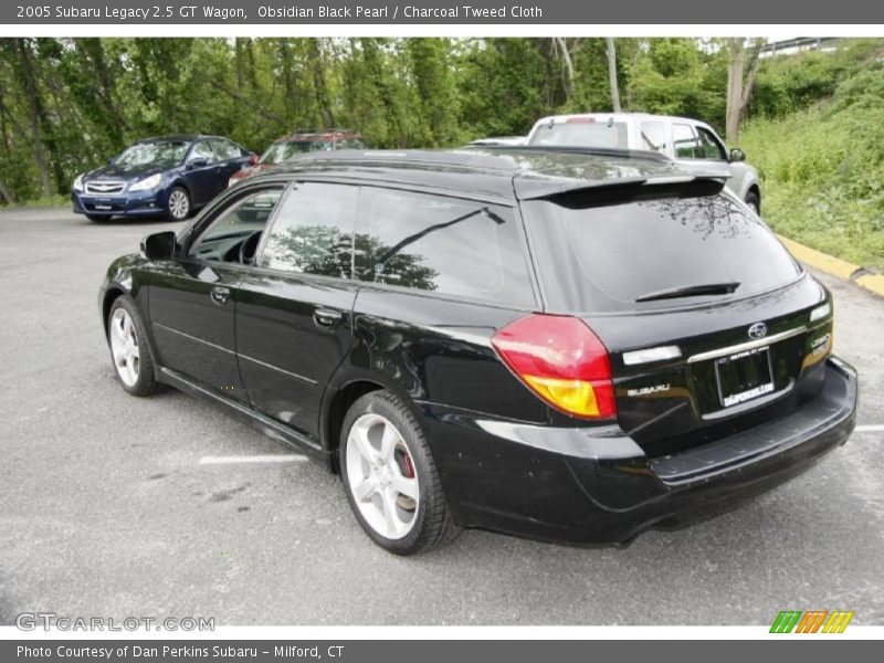 Obsidian Black Pearl / Charcoal Tweed Cloth 2005 Subaru Legacy 2.5 GT Wagon