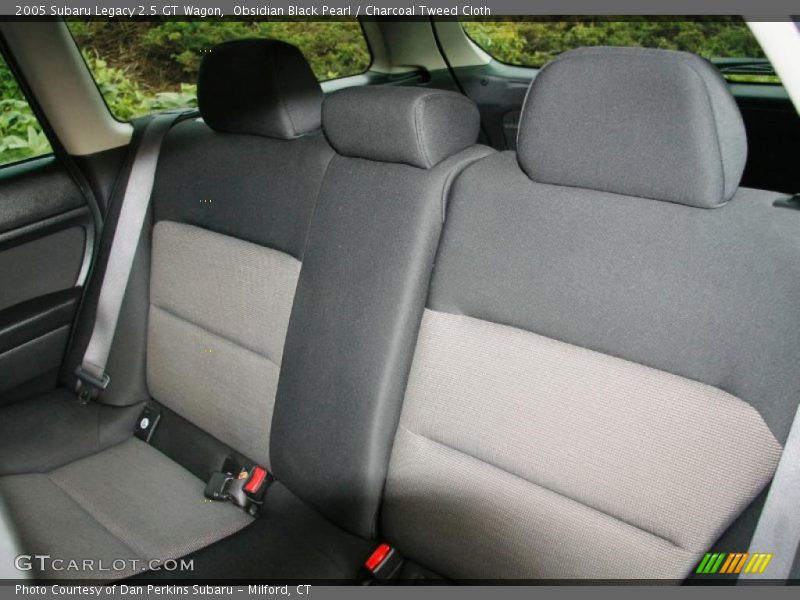 Obsidian Black Pearl / Charcoal Tweed Cloth 2005 Subaru Legacy 2.5 GT Wagon