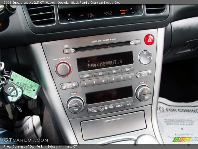 Controls of 2005 Legacy 2.5 GT Wagon