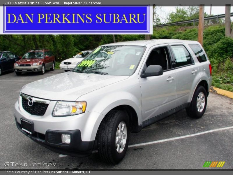 Ingot Silver / Charcoal 2010 Mazda Tribute i Sport AWD