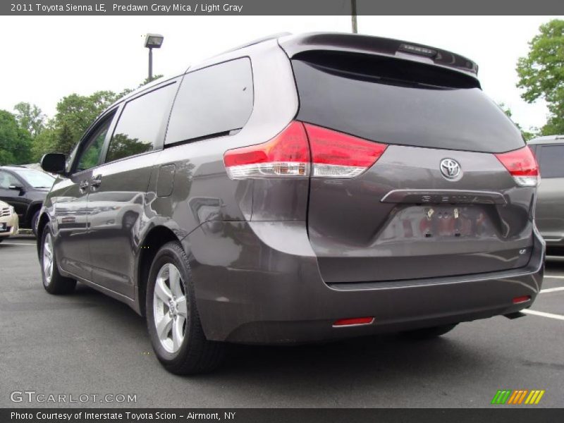 Predawn Gray Mica / Light Gray 2011 Toyota Sienna LE