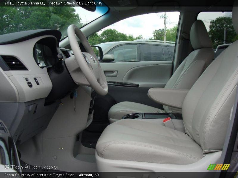 Predawn Gray Mica / Light Gray 2011 Toyota Sienna LE
