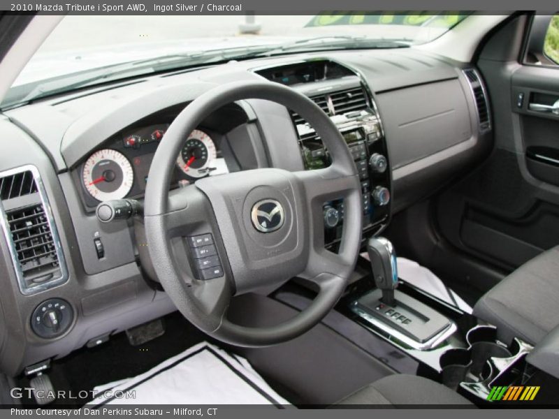  2010 Tribute i Sport AWD Charcoal Interior