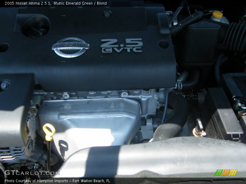 Mystic Emerald Green / Blond 2005 Nissan Altima 2.5 S