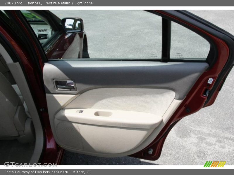 Redfire Metallic / Light Stone 2007 Ford Fusion SEL