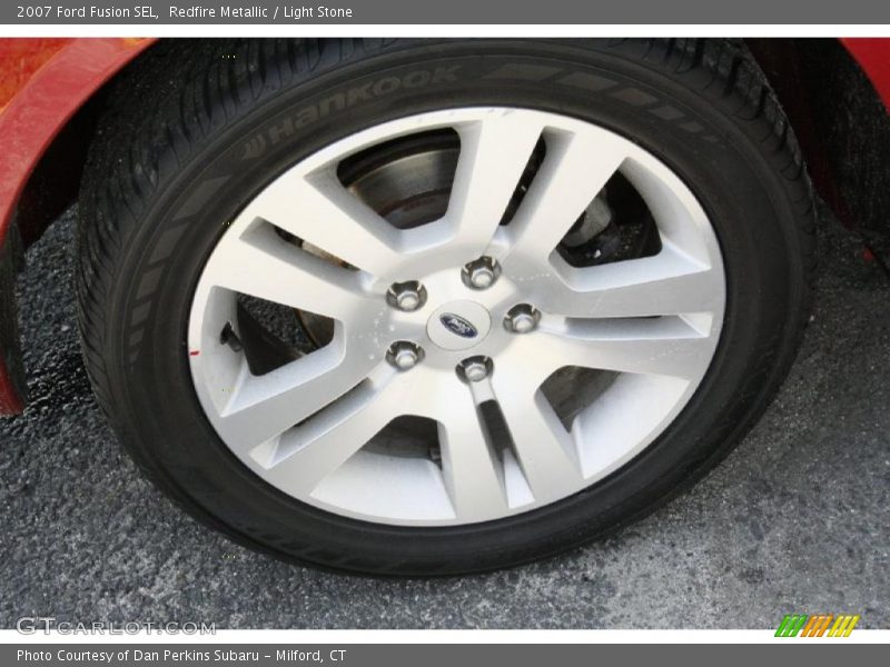 Redfire Metallic / Light Stone 2007 Ford Fusion SEL