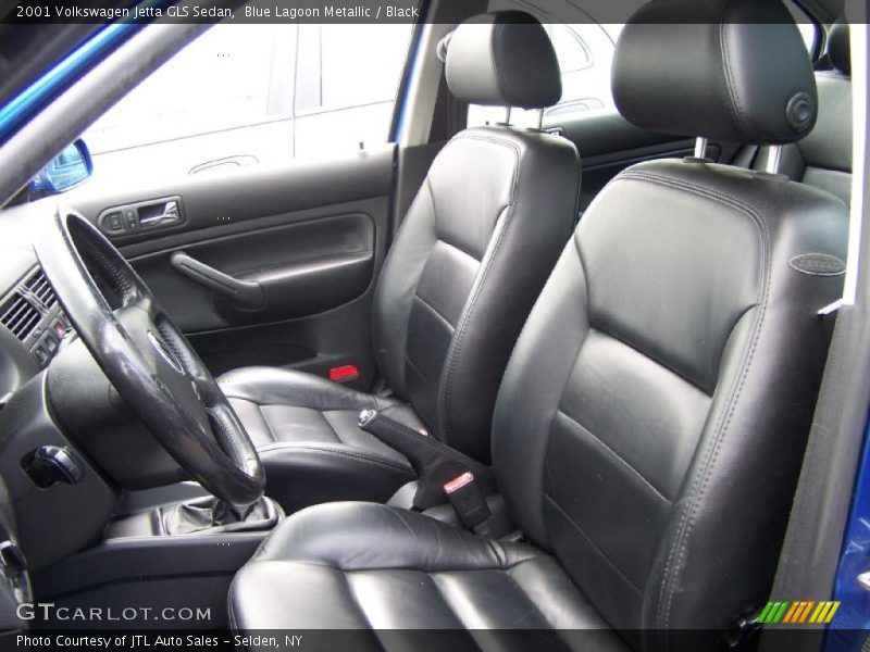 Blue Lagoon Metallic / Black 2001 Volkswagen Jetta GLS Sedan