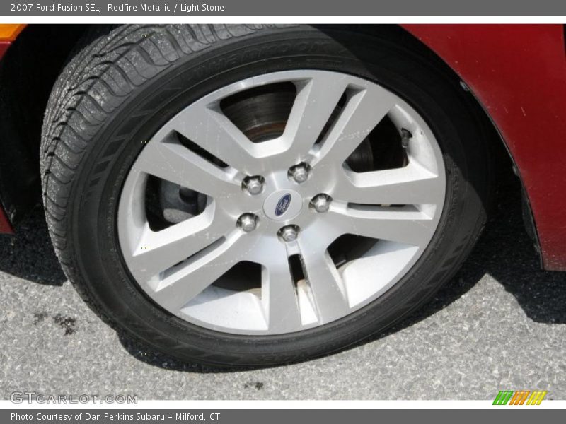 Redfire Metallic / Light Stone 2007 Ford Fusion SEL