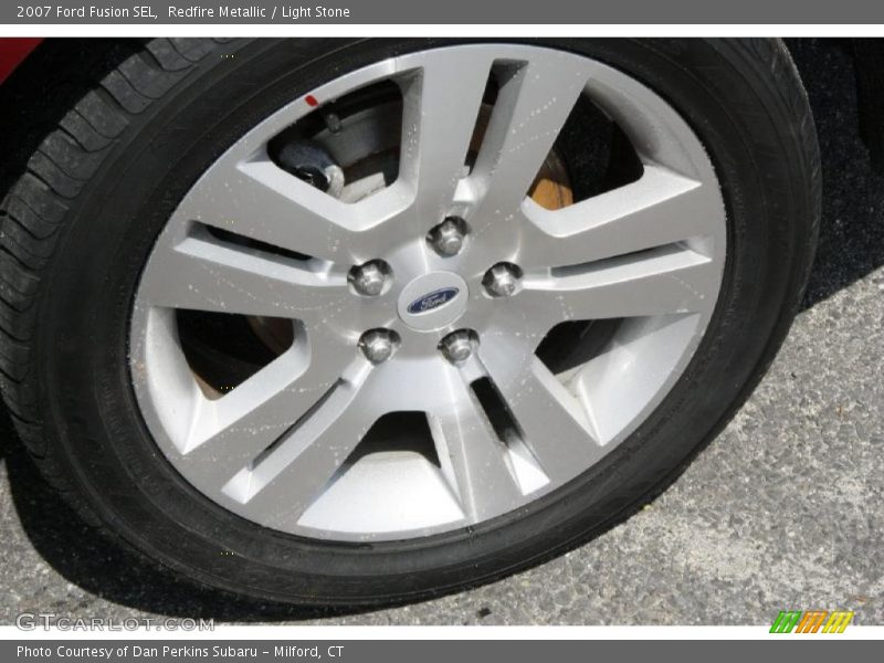 Redfire Metallic / Light Stone 2007 Ford Fusion SEL