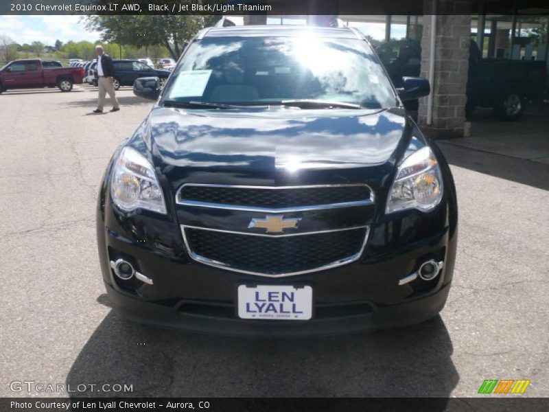 Black / Jet Black/Light Titanium 2010 Chevrolet Equinox LT AWD