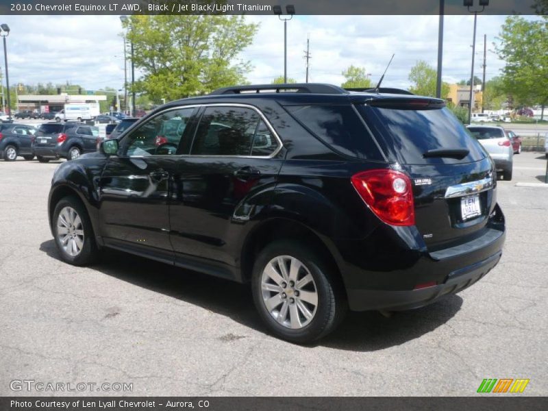 Black / Jet Black/Light Titanium 2010 Chevrolet Equinox LT AWD