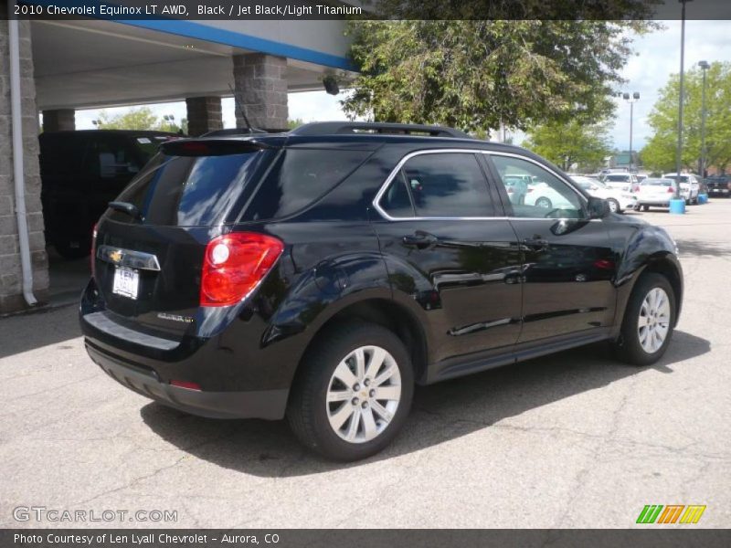 Black / Jet Black/Light Titanium 2010 Chevrolet Equinox LT AWD
