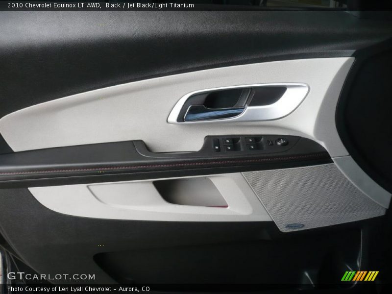 Black / Jet Black/Light Titanium 2010 Chevrolet Equinox LT AWD