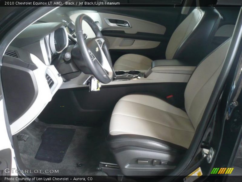 Black / Jet Black/Light Titanium 2010 Chevrolet Equinox LT AWD