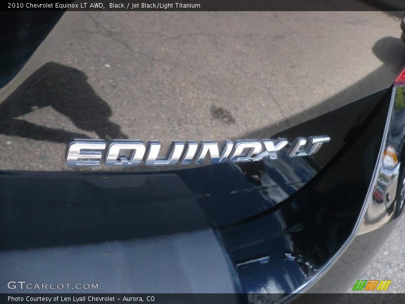 Black / Jet Black/Light Titanium 2010 Chevrolet Equinox LT AWD