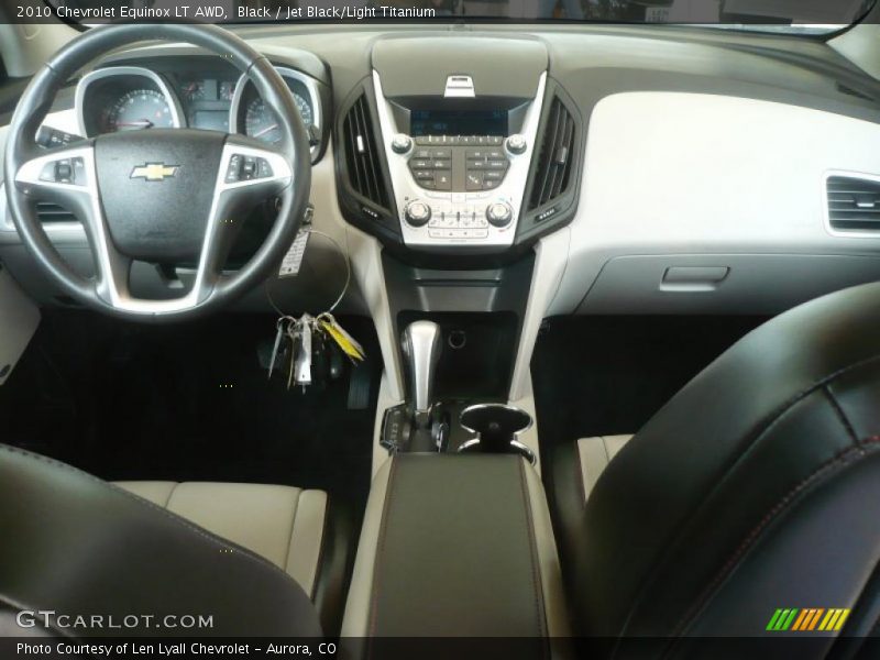 Black / Jet Black/Light Titanium 2010 Chevrolet Equinox LT AWD