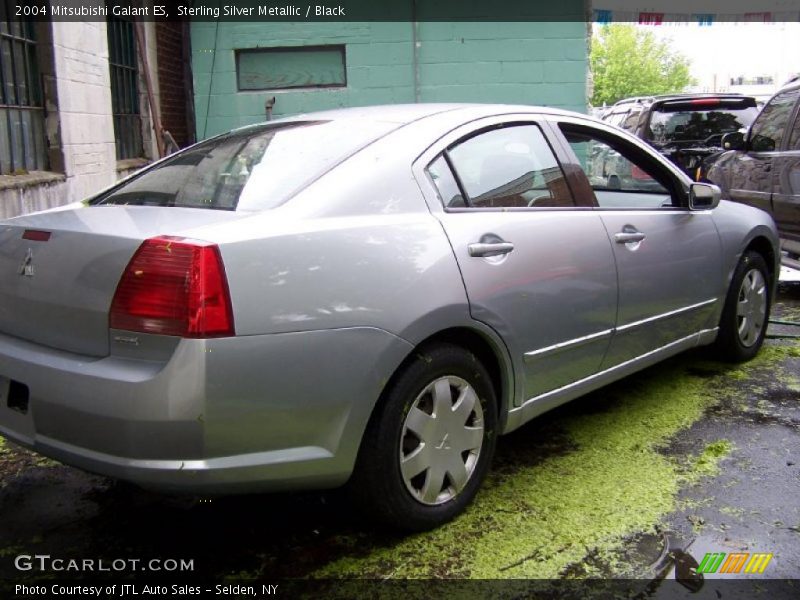 Sterling Silver Metallic / Black 2004 Mitsubishi Galant ES