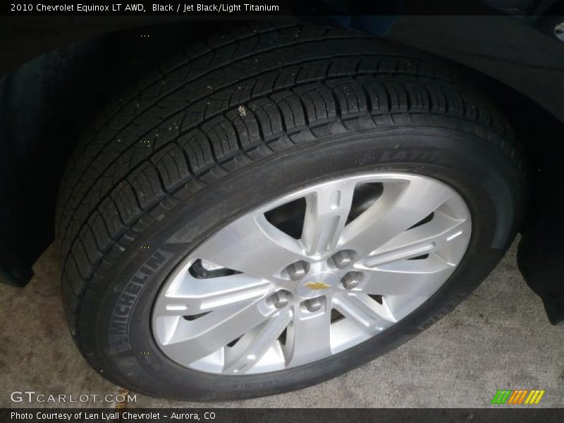 Black / Jet Black/Light Titanium 2010 Chevrolet Equinox LT AWD