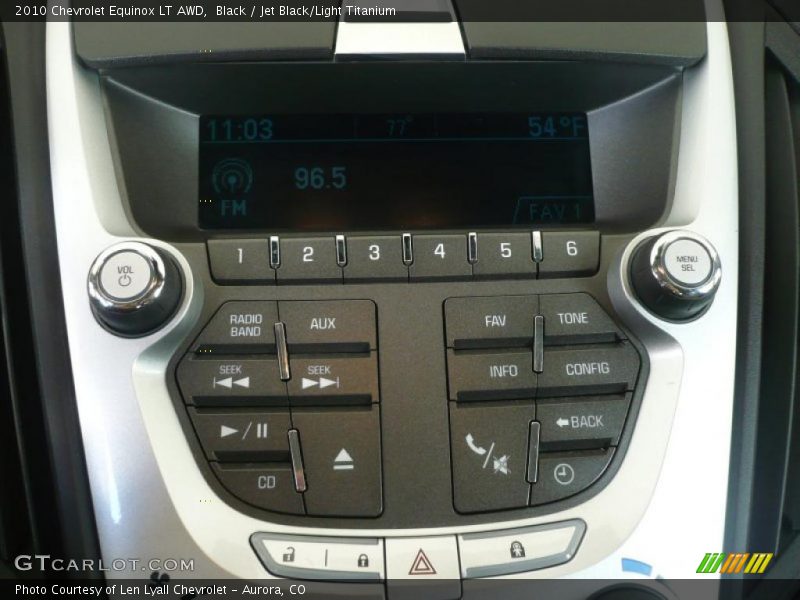 Black / Jet Black/Light Titanium 2010 Chevrolet Equinox LT AWD