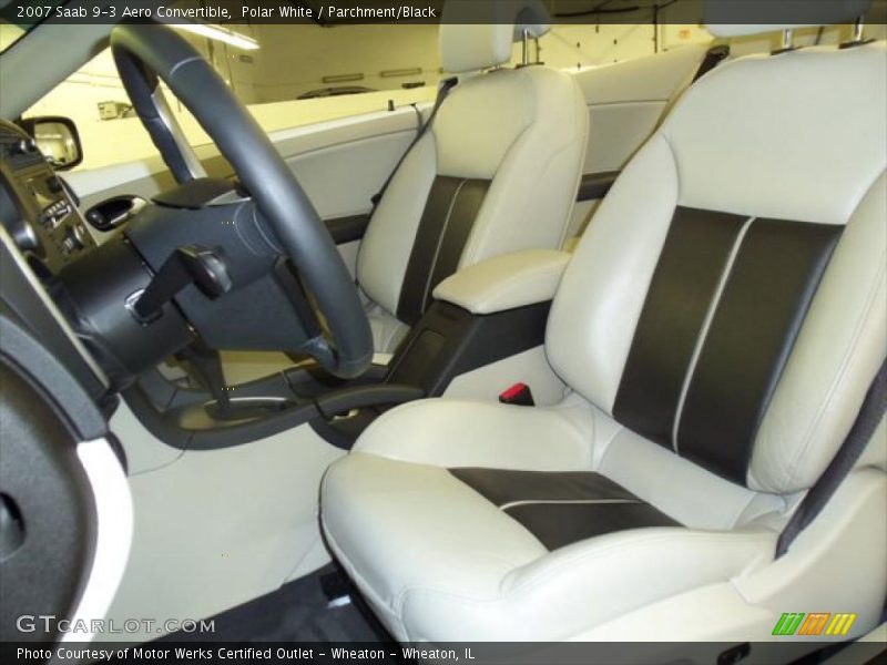  2007 9-3 Aero Convertible Parchment/Black Interior