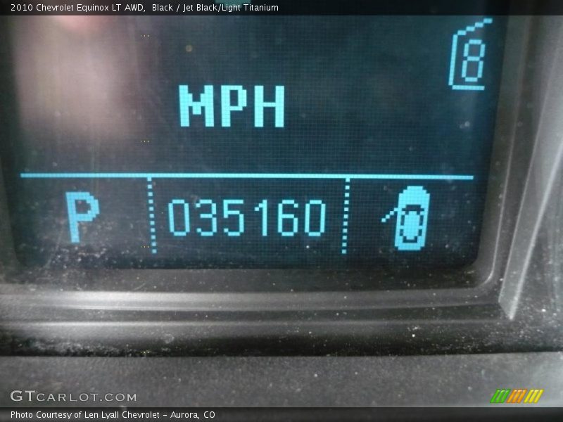 Black / Jet Black/Light Titanium 2010 Chevrolet Equinox LT AWD